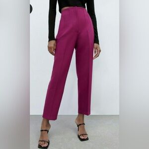 zara high waist trousers
